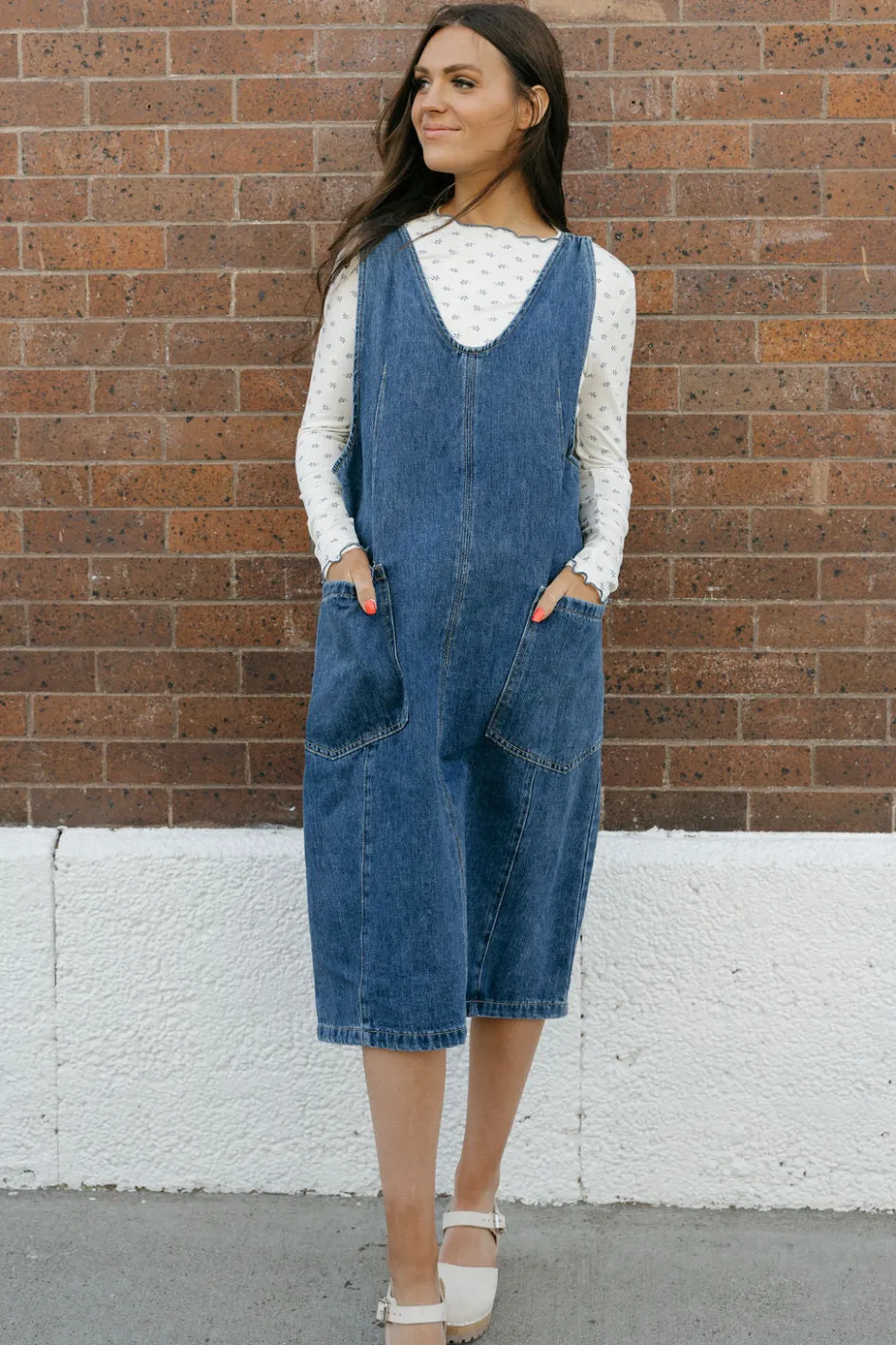 Tea N Rose Daria Dress-Indigo Blue Best