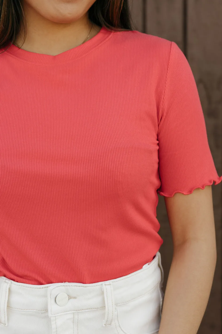 Dongguan Huoyoung Apparel Co Delaney Top-Watermelon Red Hot