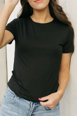 Dongguan Huoyoung Apparel Co Double Layer Tee- Black Fashion