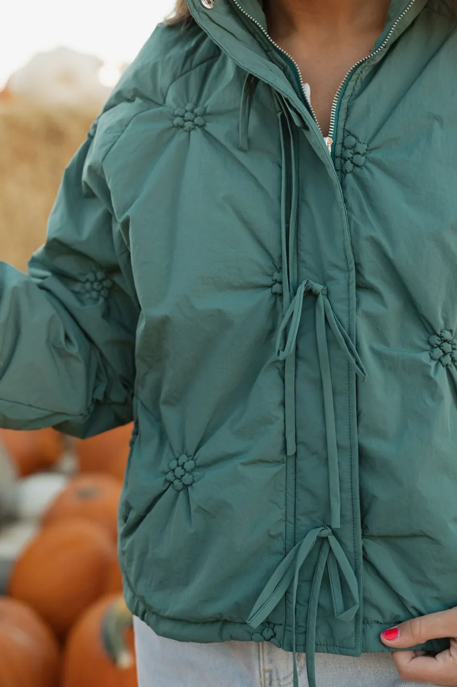 Polagram Emery Jacket-Teal Green Online