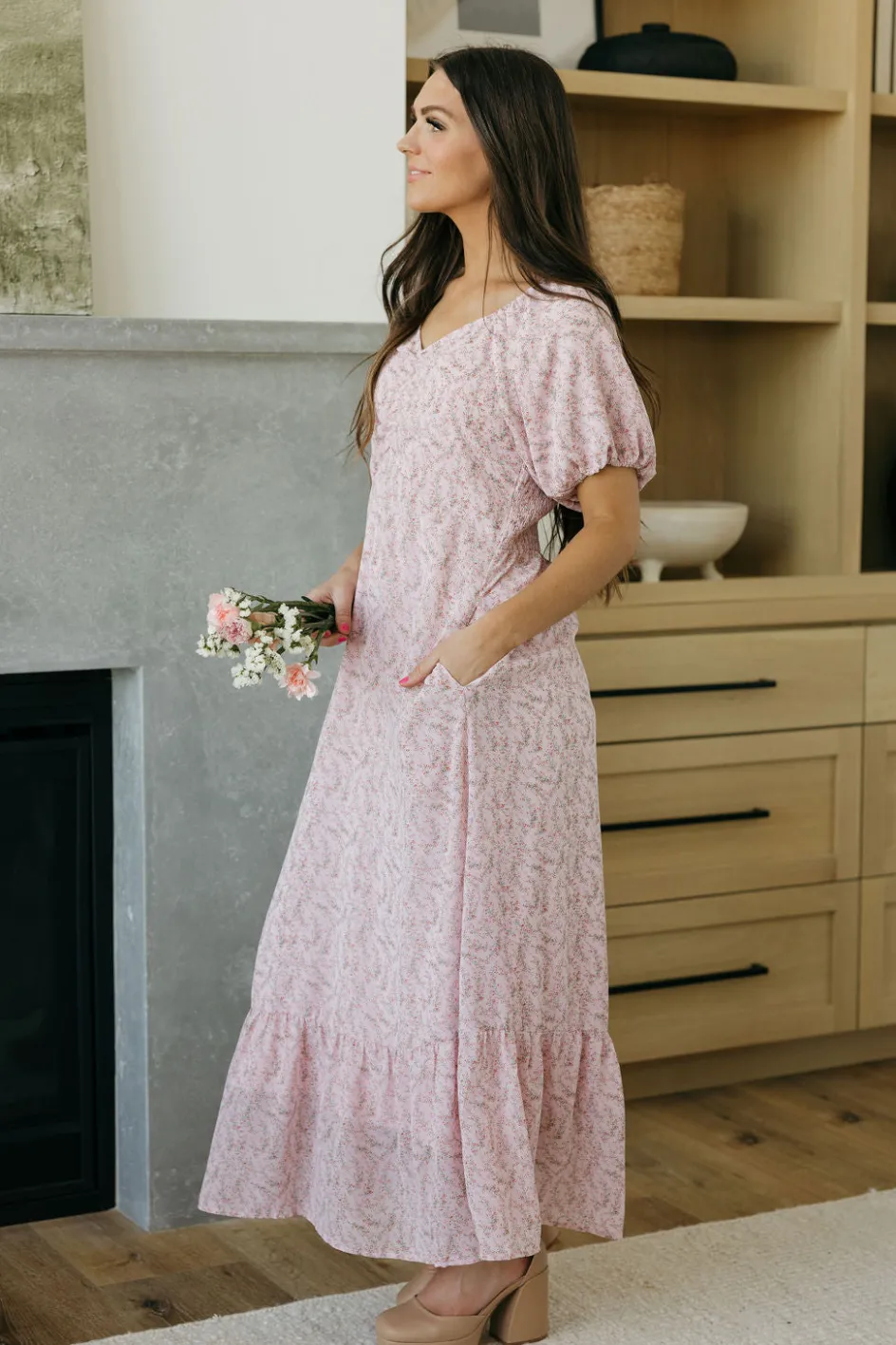 Dongguan Huoyoung Apparel Co Emmaline Dress- Floral Pink Outlet