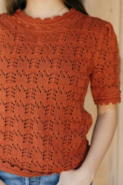 Polagram Emmie Top-Rust Orange Best