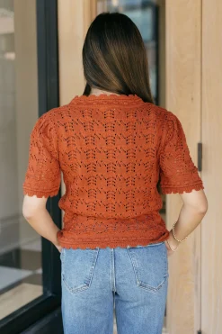 Polagram Emmie Top-Rust Orange Best