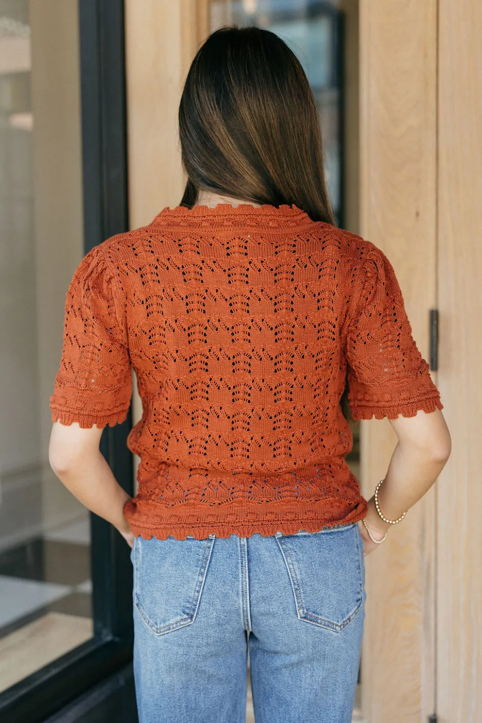 Polagram Emmie Top-Rust Orange Best