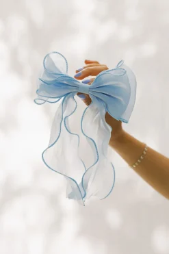 Ali Express Enchanting Bow Blue/Peach/Champagne/Blush/Ivory Fashion