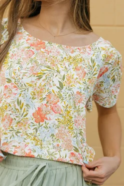 Les Amis Erika Top-Floral Multi New