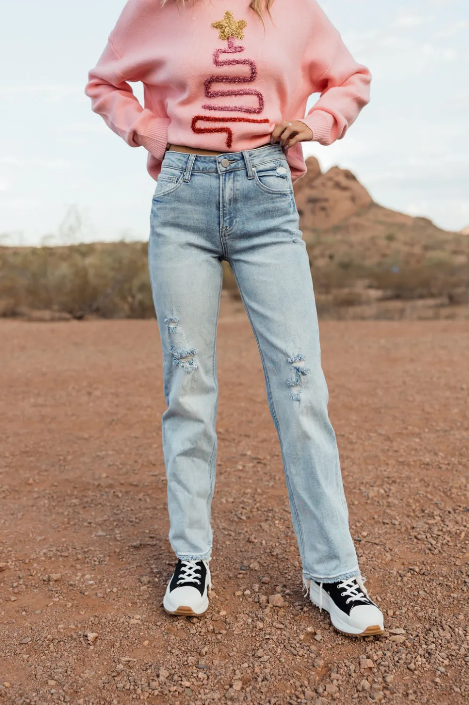 Risen Everleigh Denim-Medium Outlet