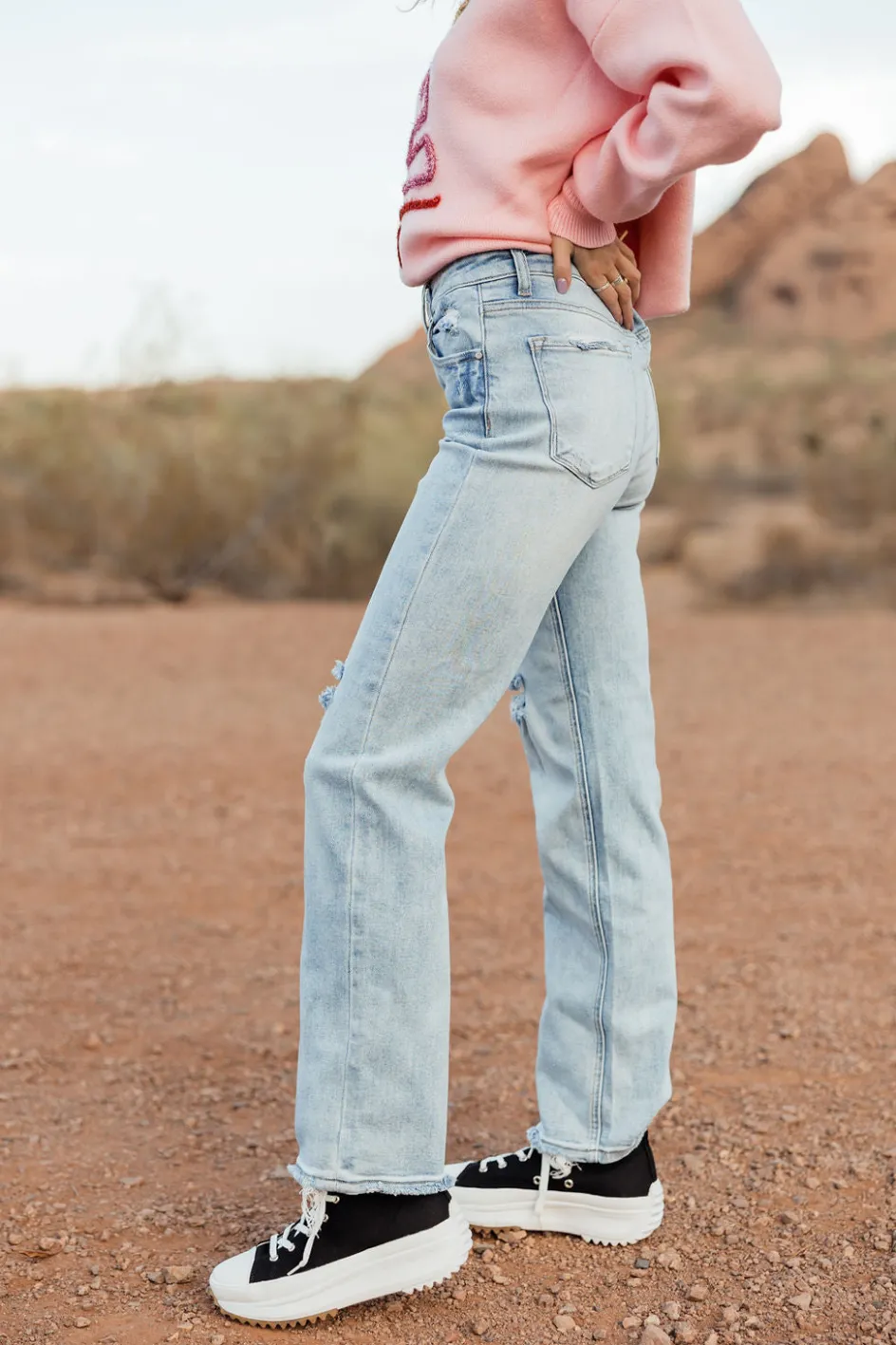 Risen Everleigh Denim-Medium Outlet