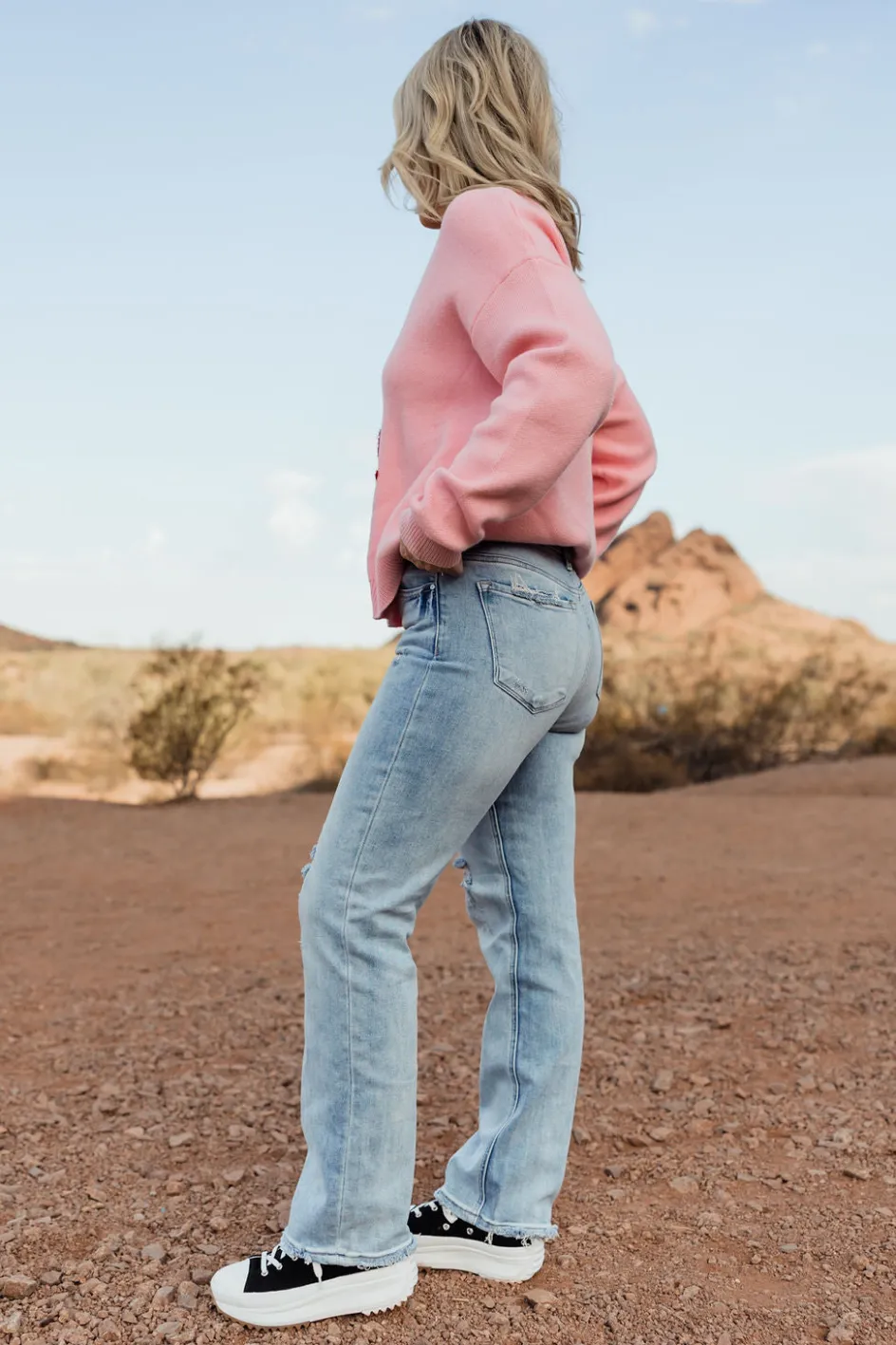 Risen Everleigh Denim-Medium Outlet