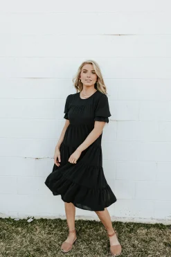 Dongguan Huoyoung Apparel Co Faith Dress- Black Discount