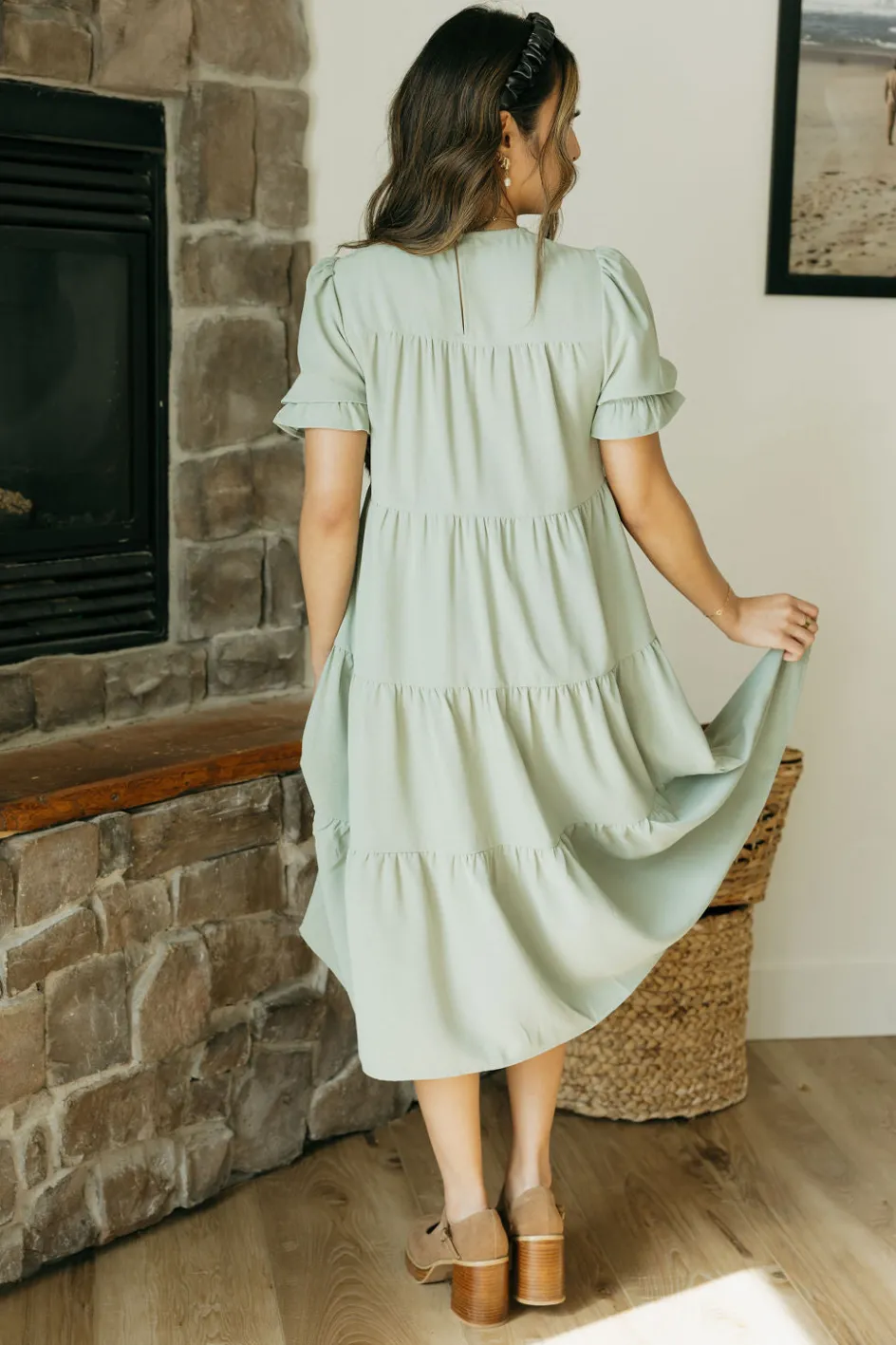 Dongguan Huoyoung Apparel Co Faith Dress-Pale Olive Green Hot