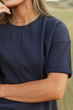 Dongguan Huoyoung Apparel Co Fitz Top-Navy Blue Discount