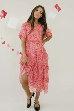 Dongguan Huoyoung Apparel Co Forever Yours Dress- Floral Pink Hot
