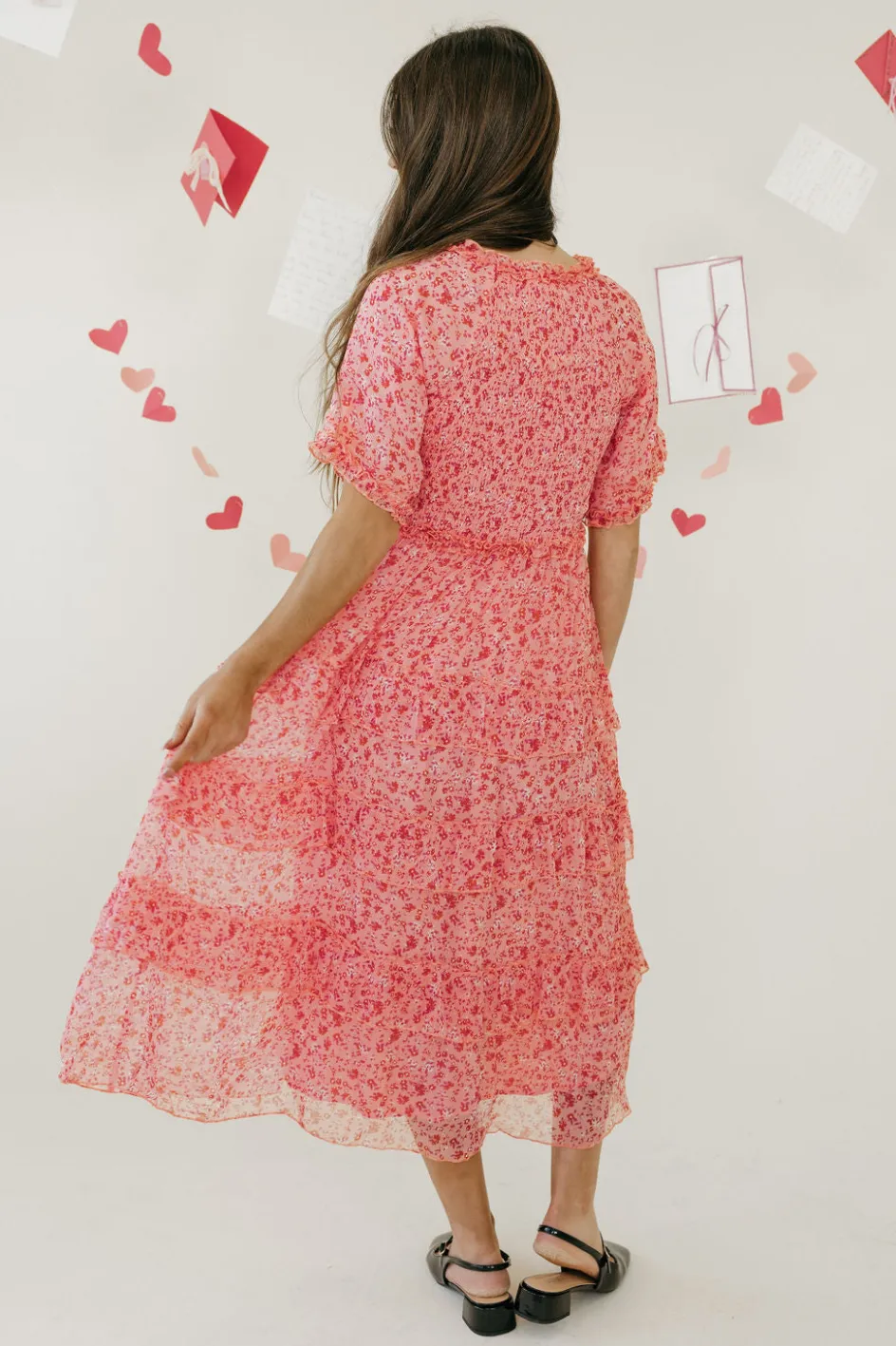 Dongguan Huoyoung Apparel Co Forever Yours Dress- Floral Pink Hot