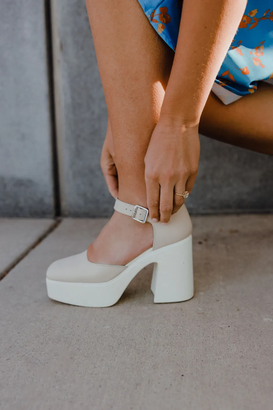 Free People Gwen Platform Mary Janes-Moonlight Best