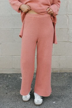 Free People Hailee Sweater Set-Rosie Pink New