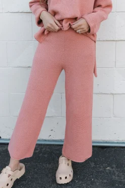 Free People Hailee Sweater Set-Rosie Pink New
