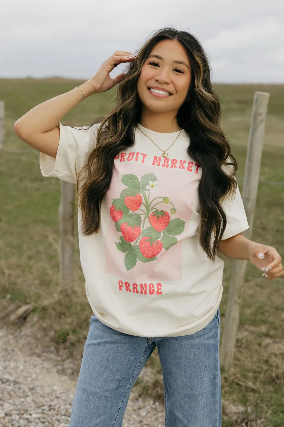 WKNDER French Market Tee-Ivory White Hot