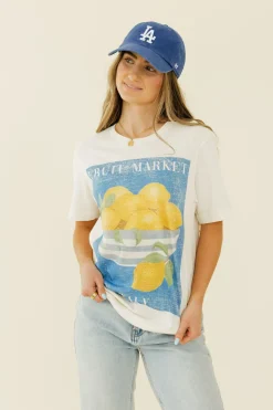 WKNDER Fruit Market Tee-Ivory White Fashion