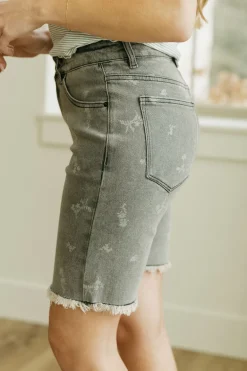Tea N Rose Gabe Shorts-Washed Black Hot