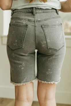 Tea N Rose Gabe Shorts-Washed Black Hot