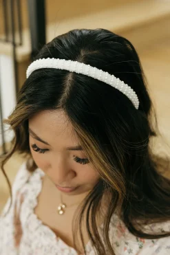 Ali Express Gemma Headband- Pearl Clearance