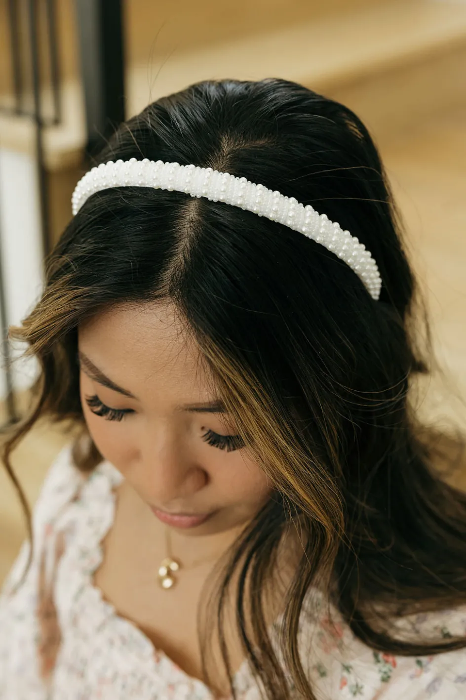 Ali Express Gemma Headband- Pearl Clearance