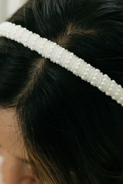 Ali Express Gemma Headband- Pearl Clearance