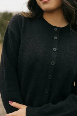 Ooh Fashion Gia Cardigan- Black Clearance