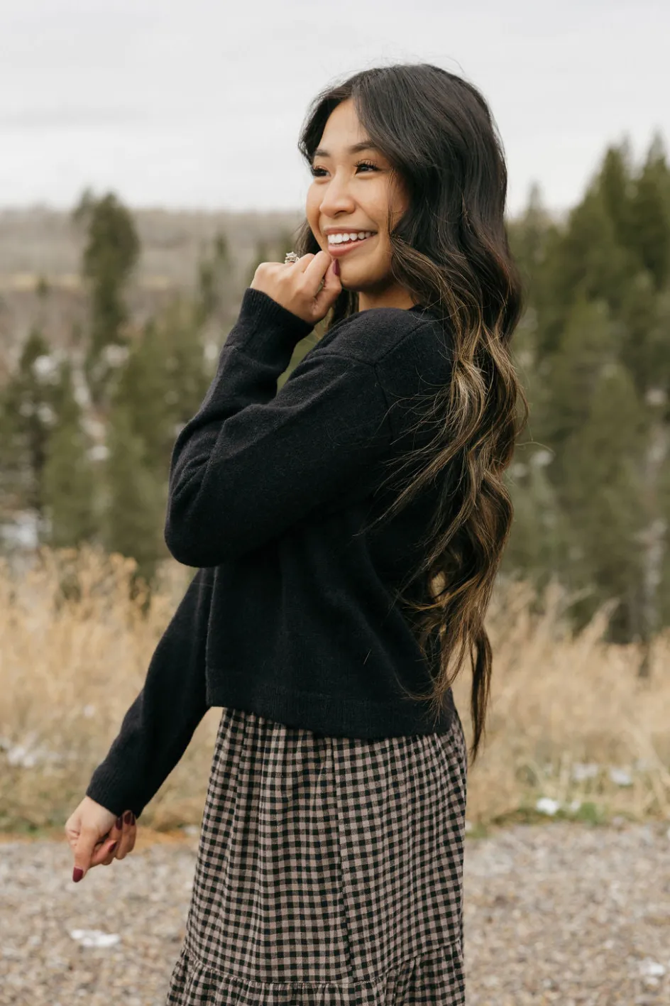 Ooh Fashion Gia Cardigan- Black Clearance