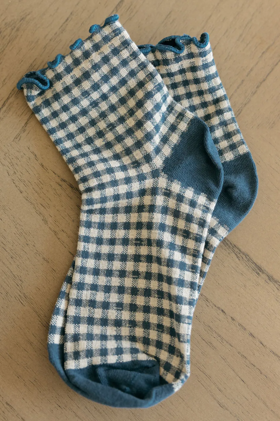 Ali Express Gingham Socks Rust/Green/SlateBlue/Grey/Black Fashion