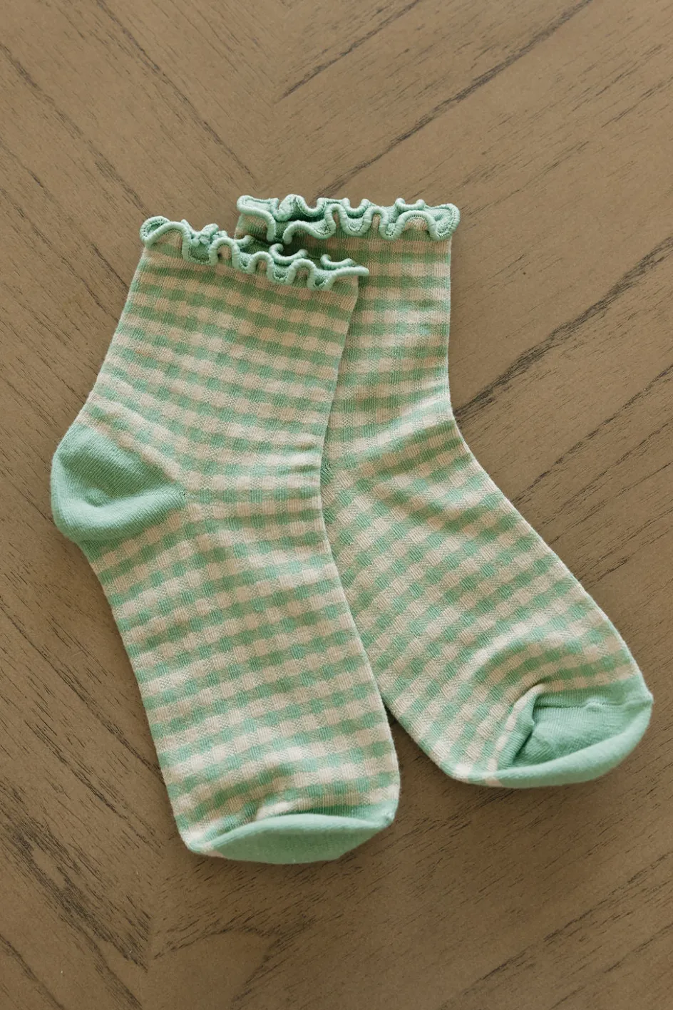 Ali Express Gingham Socks Rust/Green/SlateBlue/Grey/Black Fashion