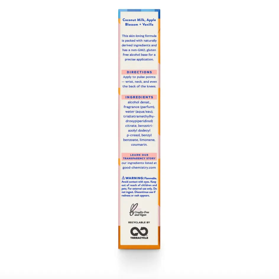 Good Chemistry Eau De Parfum Travel Spray CheerfulCharmer/CocoBlush/SugarBerry Hot