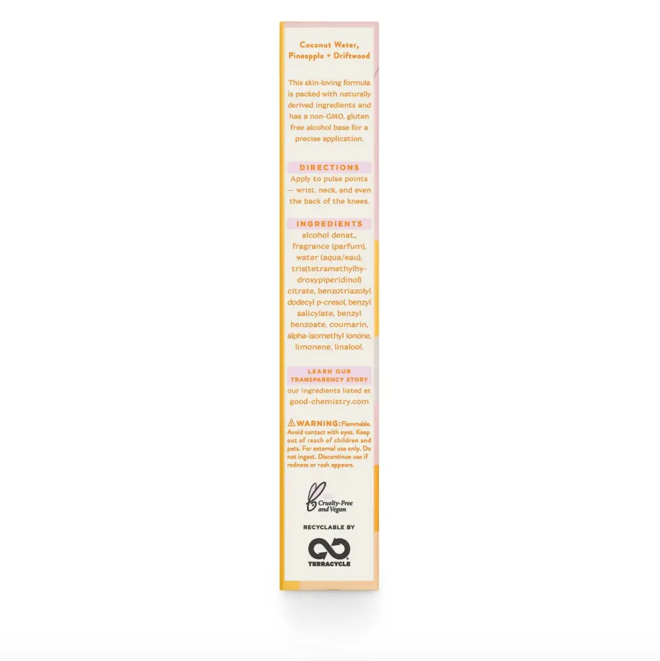 Good Chemistry Eau De Parfum Travel Spray CheerfulCharmer/CocoBlush/SugarBerry Hot