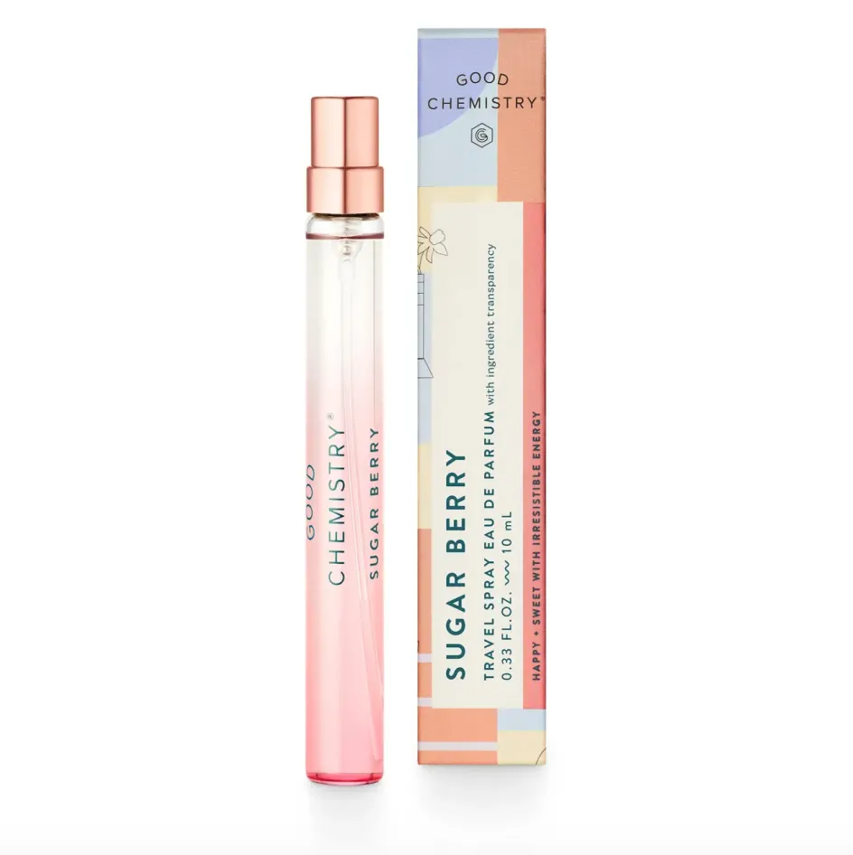 Good Chemistry Eau De Parfum Travel Spray CheerfulCharmer/CocoBlush/SugarBerry Hot