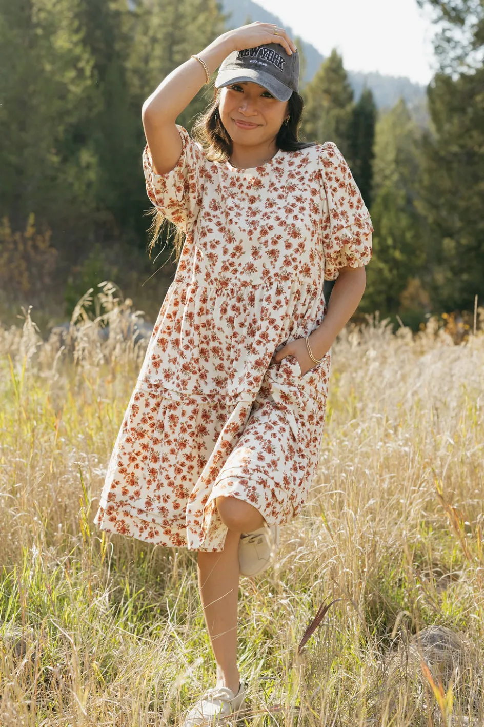 Dongguan Huoyoung Apparel Co Gracie Dress-Cream Floral White Online