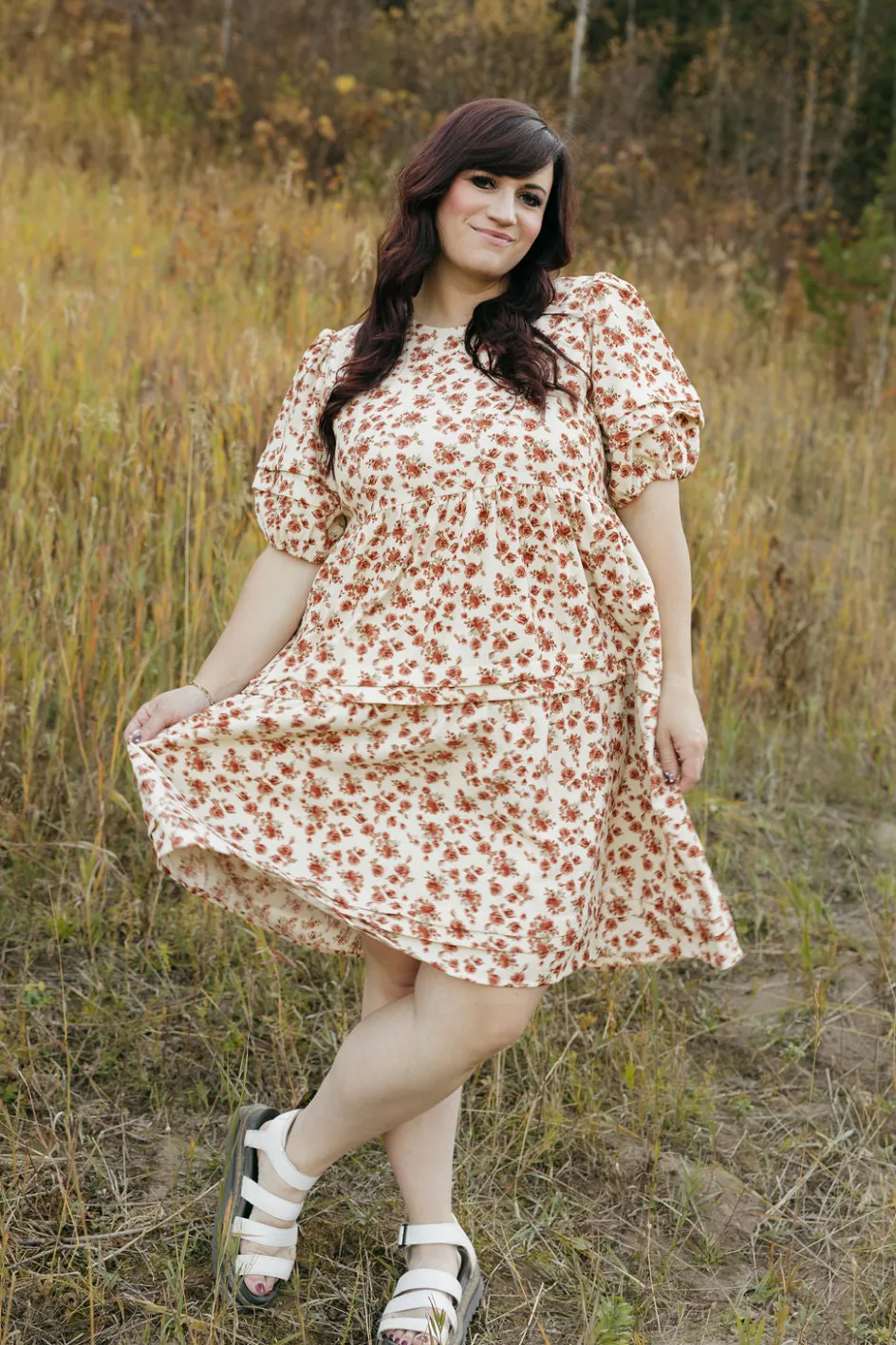 Dongguan Huoyoung Apparel Co Gracie Dress-Cream Floral White Online