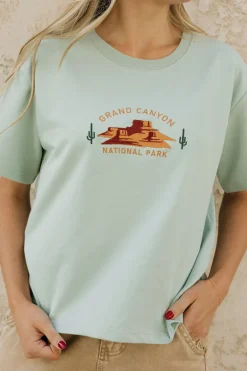 Dongguan Huoyoung Apparel Co Grand Canyon Park Tee-Mist Green Online