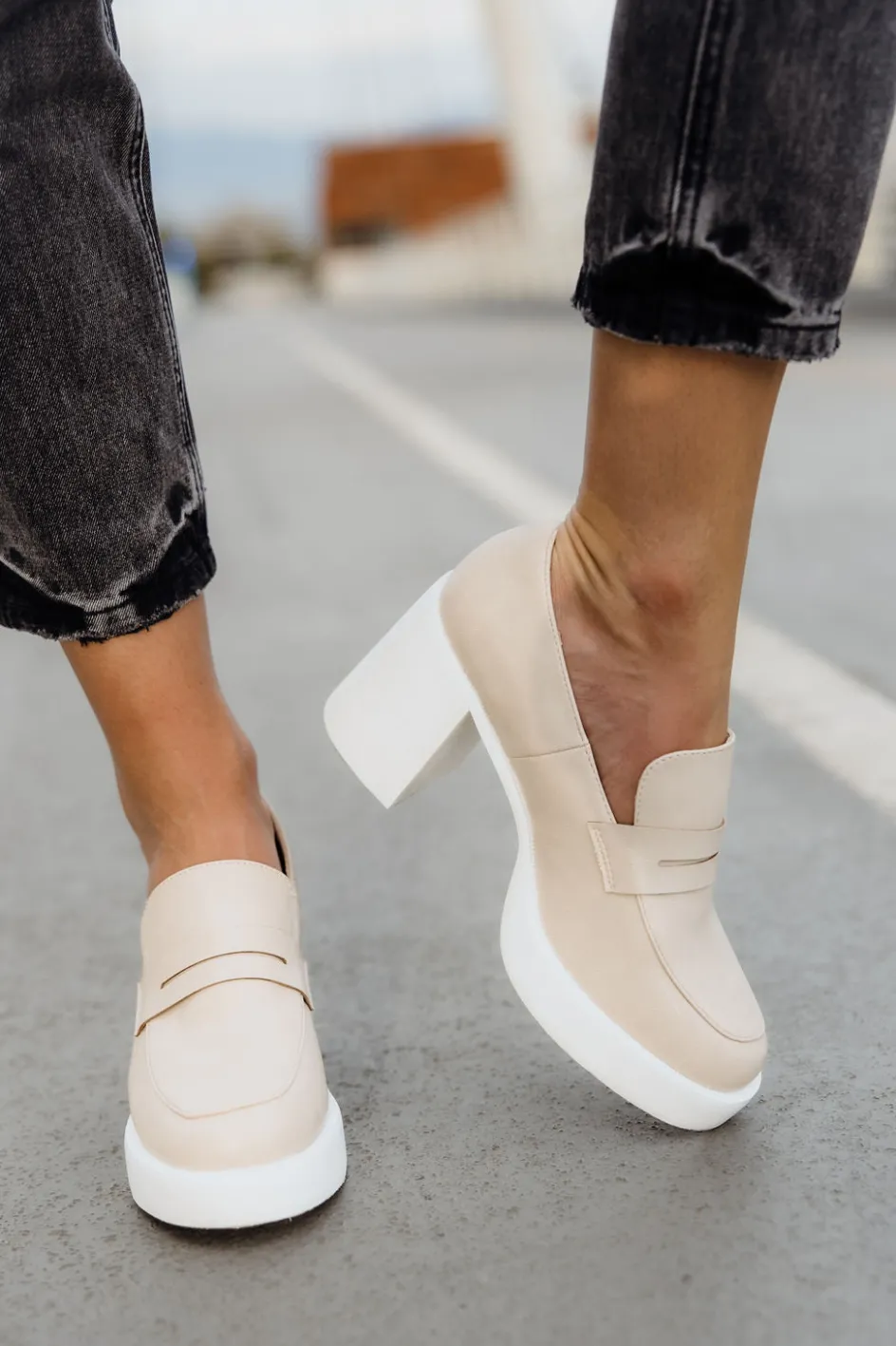 Oasis Society Hannah Heels-Beige Hot