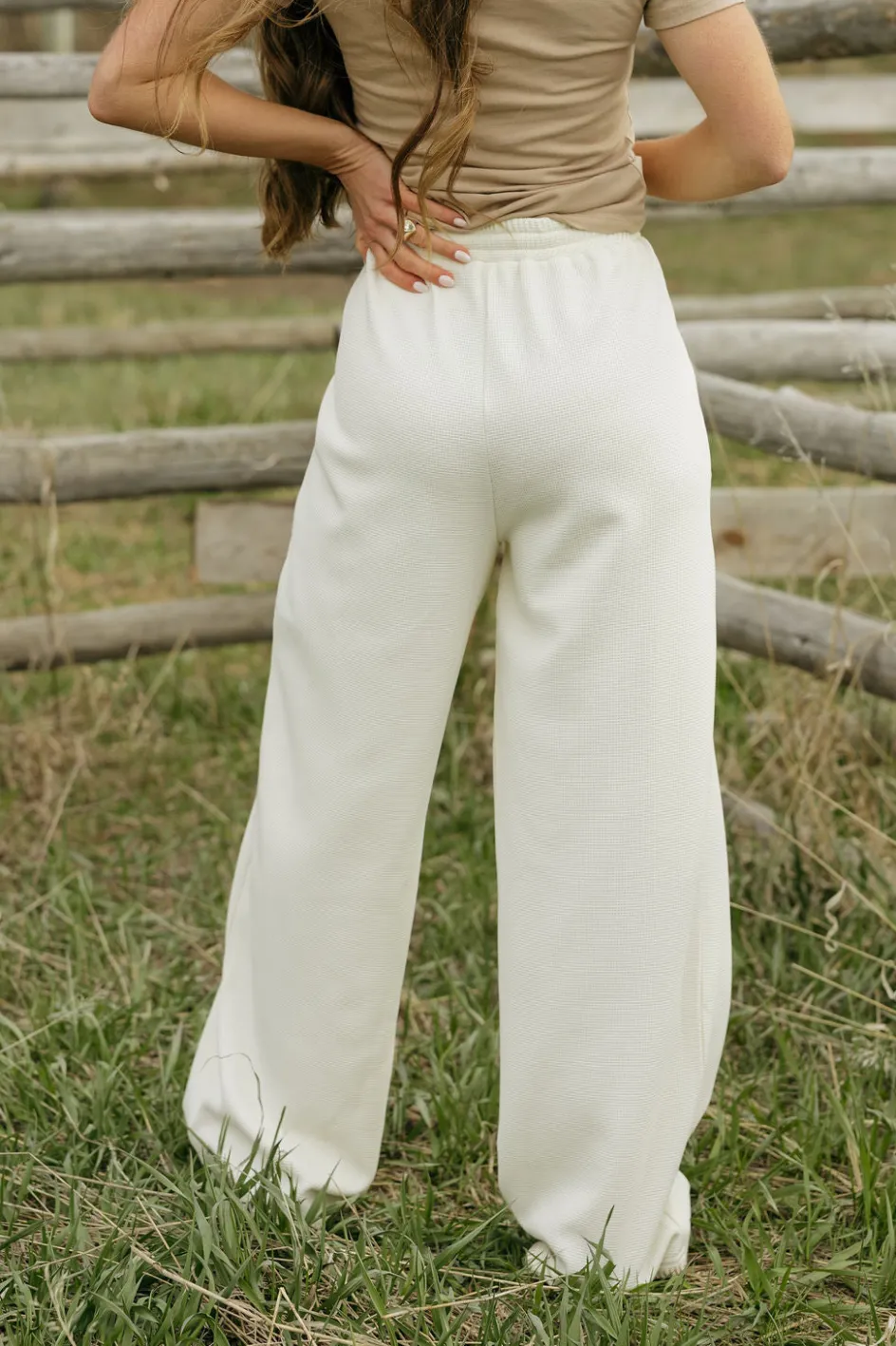 Polagram Harding Pants-Cream White New