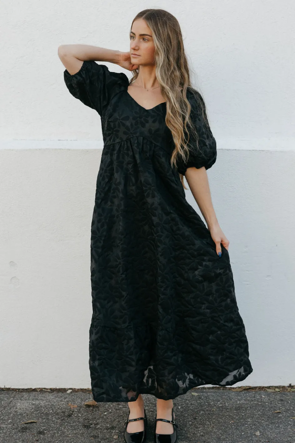 Polagram Hartley Dress- Black Hot