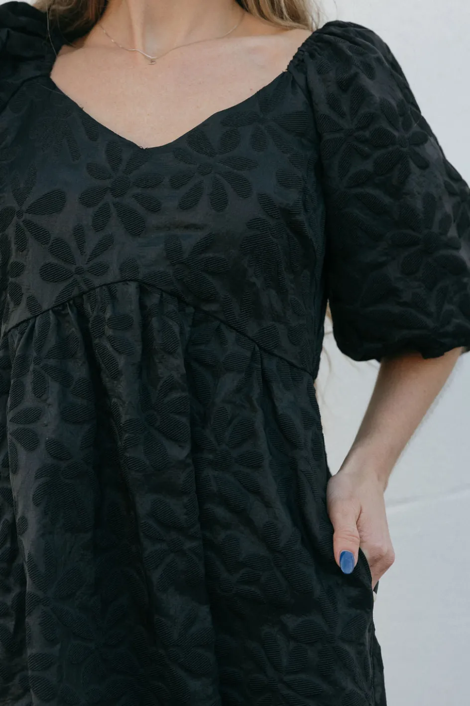Polagram Hartley Dress- Black Hot