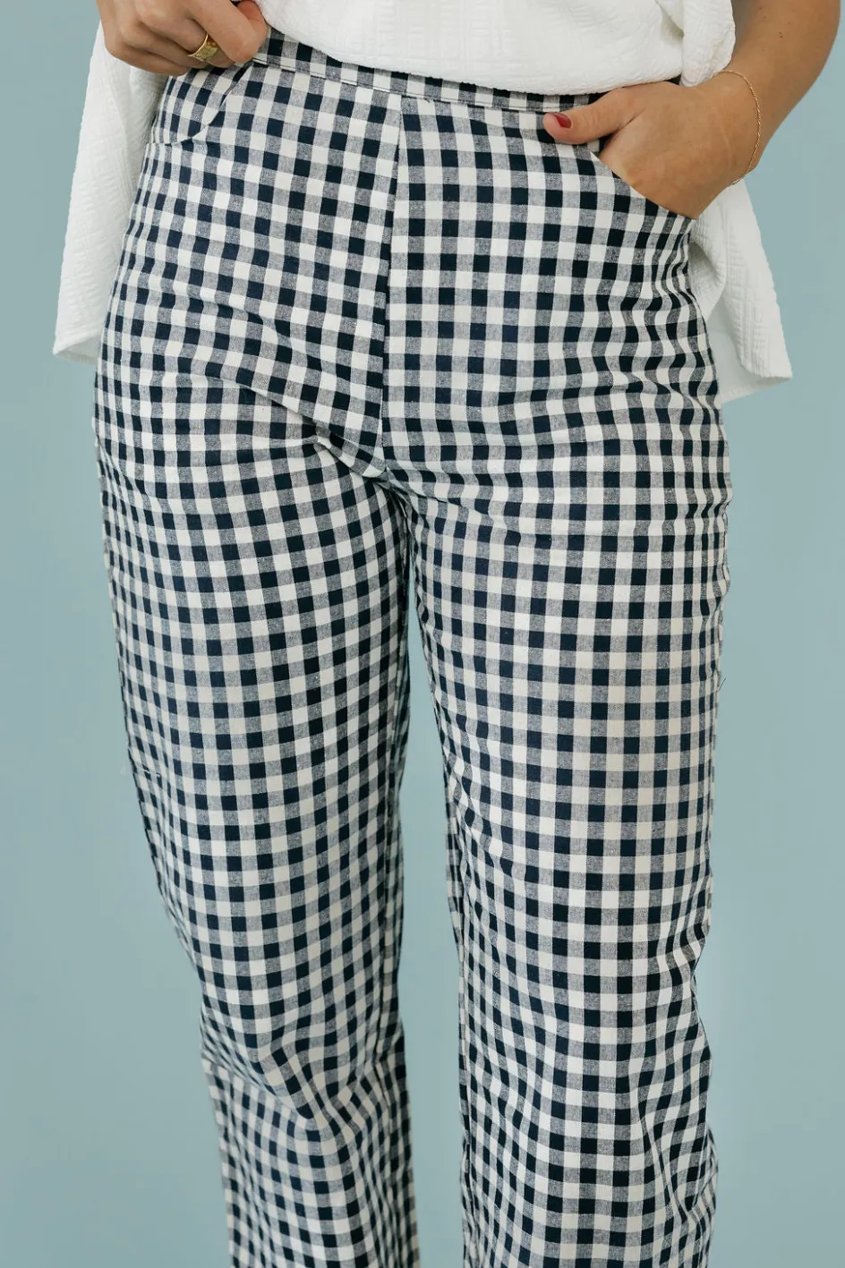 Sugarlips Hastings Pants-Navy Blue Fashion