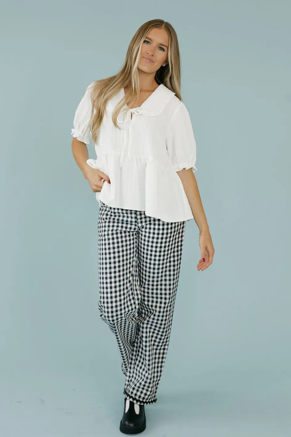 Sugarlips Hastings Pants-Navy Blue Fashion