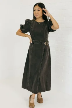 Flying Tomato Helena Dress- Black Fashion