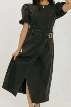 Flying Tomato Helena Dress- Black Fashion