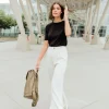 Aaron & Amber Helena Pants-Off White Best