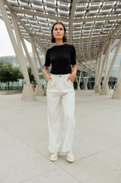 Aaron & Amber Helena Pants-Off White Best