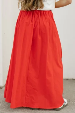 Aemi & Co. Hilaree Skirt- Red New