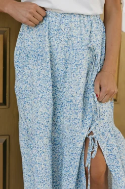 Polagram Holland Skirt- Multi Blue Online